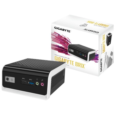 Gigabyte GB-BLCE-4000C komputer typu barebone Czarny, Biały BGA 1090 N4000 1,1 GHz