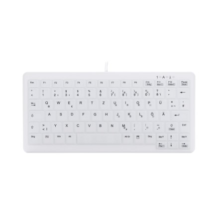CHERRY AK-C4110 klawiatura USB AZERTY Francuski Biały