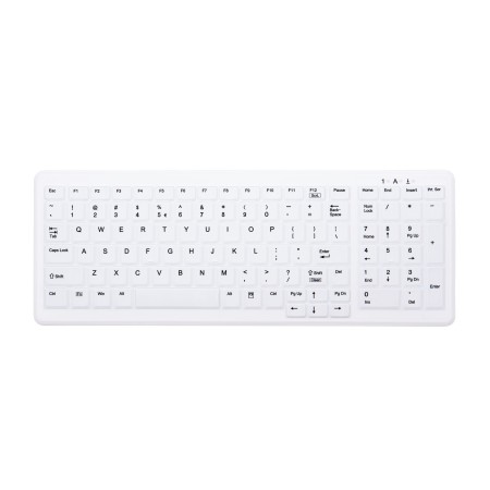 CHERRY AK-C7000 klawiatura RF Wireless QWERTY US English Biały