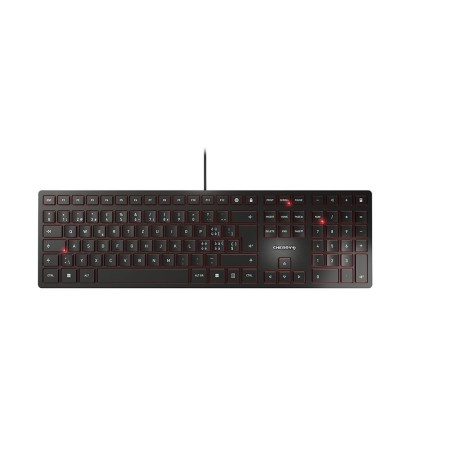 CHERRY KC 6000 SLIM klawiatura USB Swiss Czarny