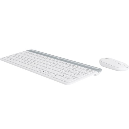 Logitech MK470 klawiatura Dołączona myszka RF Wireless QWERTY Angielski Biały
