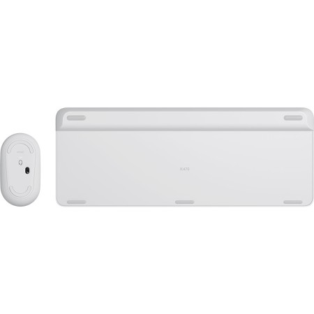 Logitech MK470 klawiatura Dołączona myszka RF Wireless QWERTY Angielski Biały