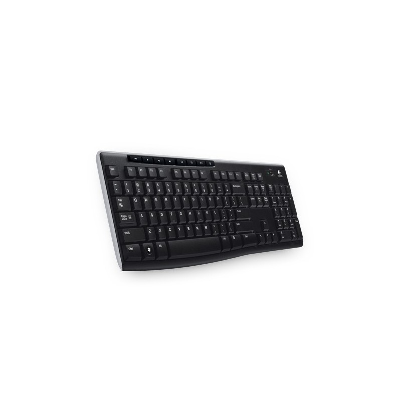 Logitech Wireless Keyboard K270 klawiatura RF Wireless QWERTZ Czeski Czarny
