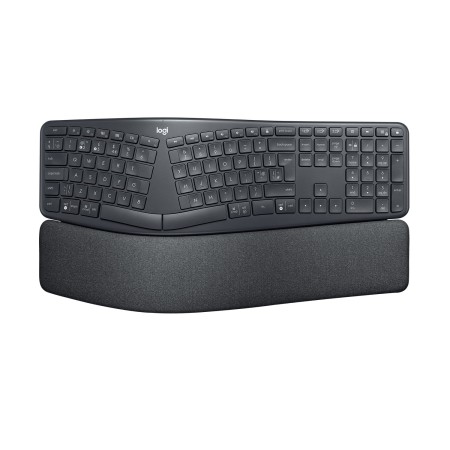 Logitech Ergo K860 klawiatura RF Wireless + Bluetooth Amerykański międzynarodowy Grafitowy