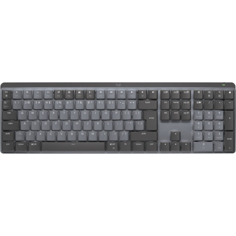 Logitech MX Mechanical klawiatura RF Wireless + Bluetooth QWERTY Szary