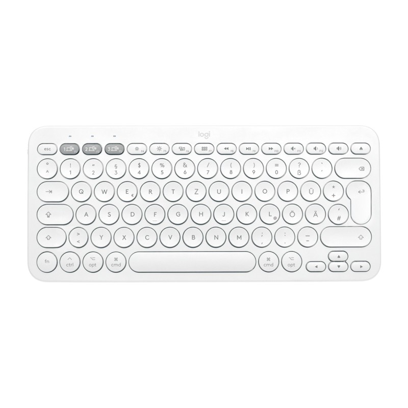 Logitech K380 for Mac Multi-Device Bluetooth Keyboard klawiatura Skandynawia Biały