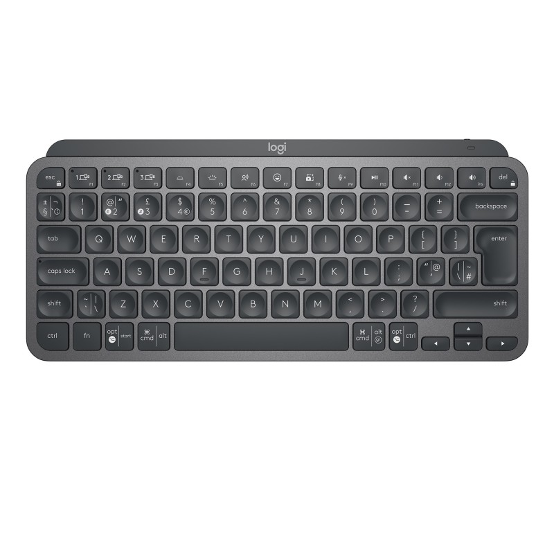 Logitech MX Keys Mini klawiatura Wireless + Bluetooth QWERTY Grafitowy