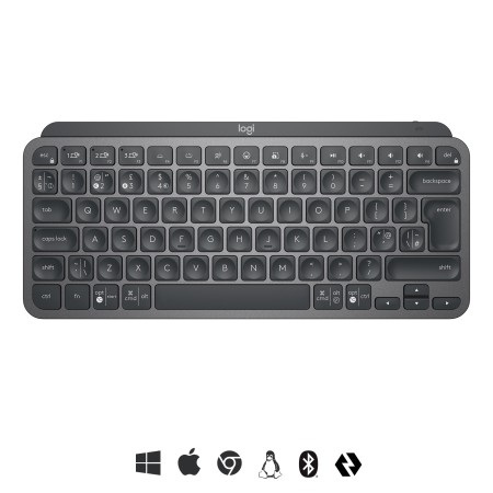 Logitech MX Keys Mini klawiatura Wireless + Bluetooth QWERTY Grafitowy