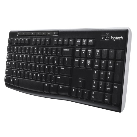 Logitech Wireless Keyboard K270 klawiatura RF Wireless AZERTY Belgijski Czarny