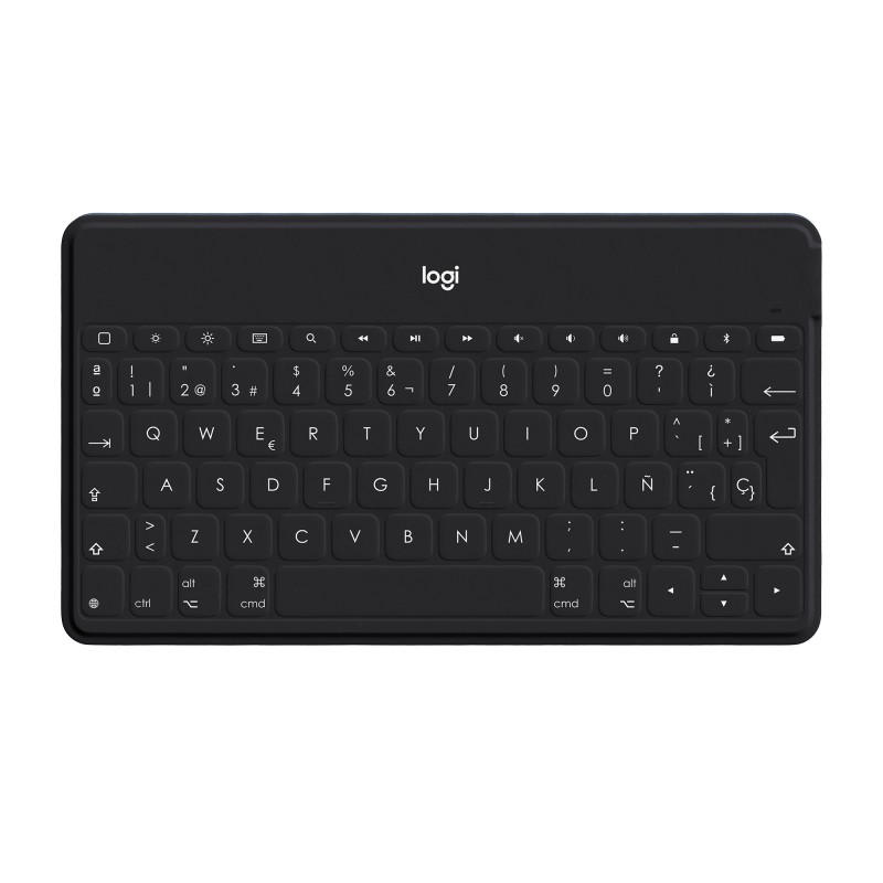 Logitech Keys-To-Go Czarny Bluetooth QWERTY Hiszpański