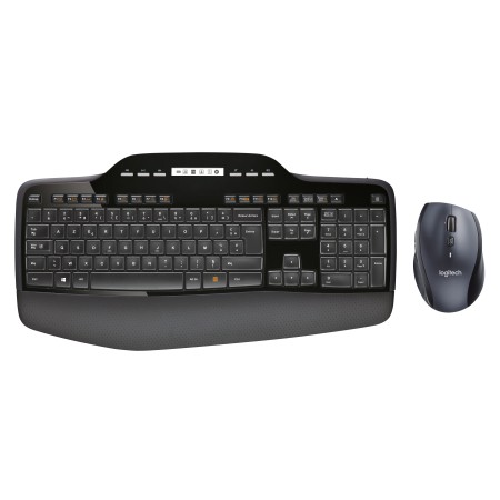 Logitech MK710 Performance klawiatura Dołączona myszka RF Wireless AZERTY Belgijski Czarny