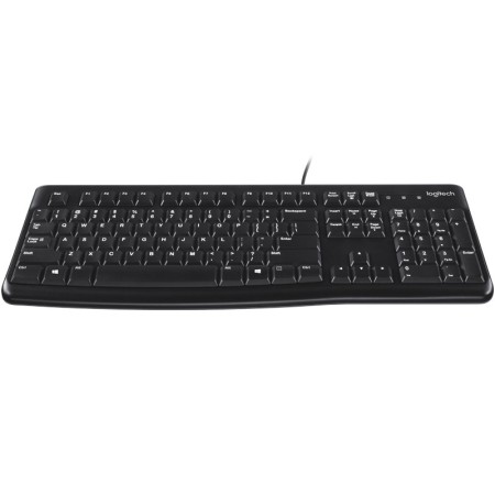 Logitech K120 Corded Keyboard klawiatura USB QWERTY Angielski Czarny