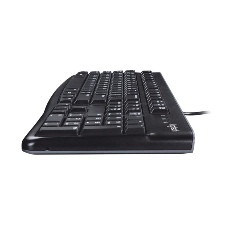 Logitech K120 Corded Keyboard klawiatura USB QWERTY Angielski Czarny