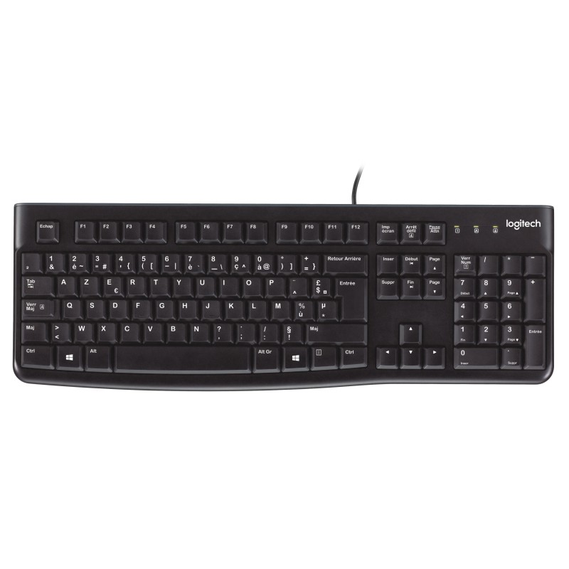 Logitech Keyboard K120 for Business klawiatura USB AZERTY Belgijski Czarny