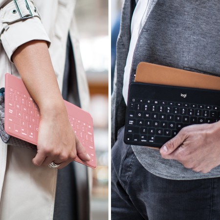 Logitech Keys-To-Go Różowy Bluetooth Swiss