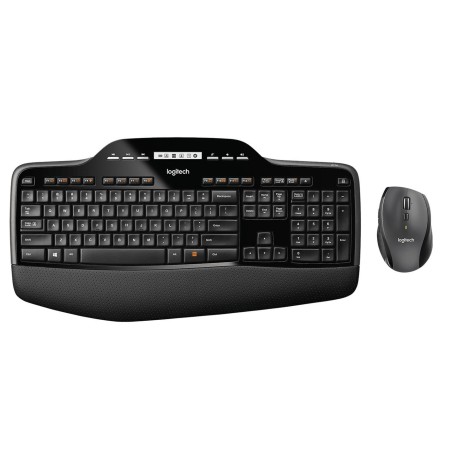 Logitech MK710 Performance klawiatura Dołączona myszka RF Wireless QWERTZ Niemiecki Czarny
