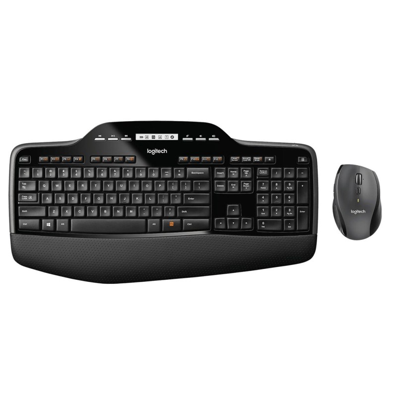 Logitech MK710 Performance klawiatura Dołączona myszka RF Wireless QWERTZ Niemiecki Czarny