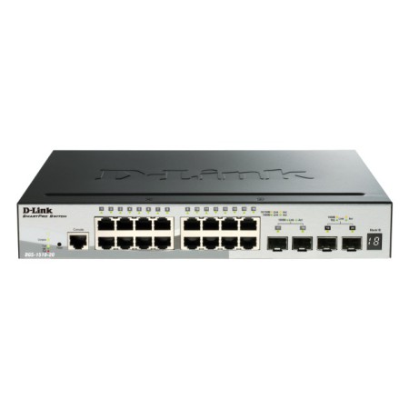 D-Link DGS-1510 Zarządzany Gigabit Ethernet (10/100/1000) PoE Czarny