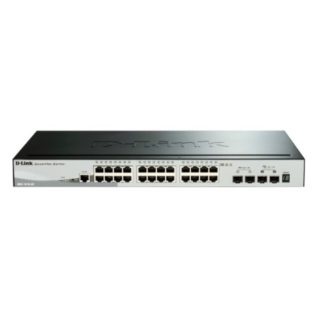 D-Link DGS-1510 Zarządzany Gigabit Ethernet (10/100/1000) PoE Czarny
