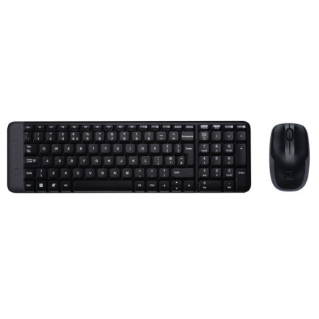 Logitech Wireless Combo MK220 klawiatura myszka QWERTZ Czeski Czarny
