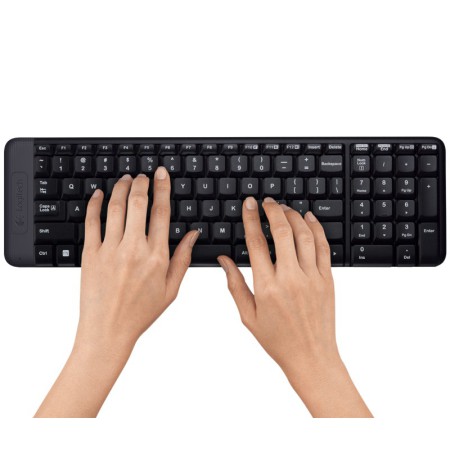 Logitech Wireless Combo MK220 klawiatura myszka QWERTZ Czeski Czarny