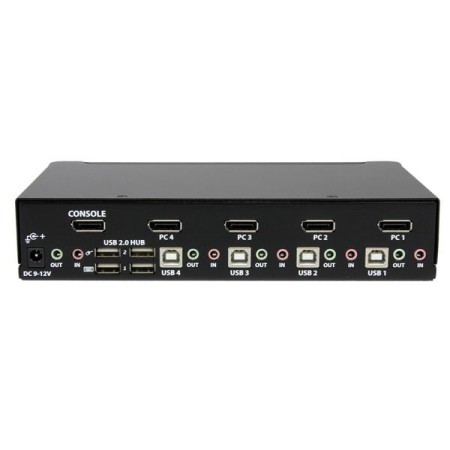 StarTech.com SV431DPUA przełącznik KVM Czarny